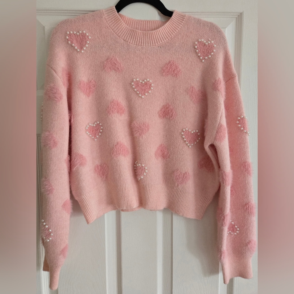 Jessica Simpson cropped sweater
